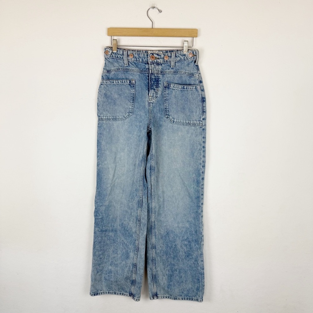 Free People Palmer Cuffed Jean in La La Land - Picture 4 of 11